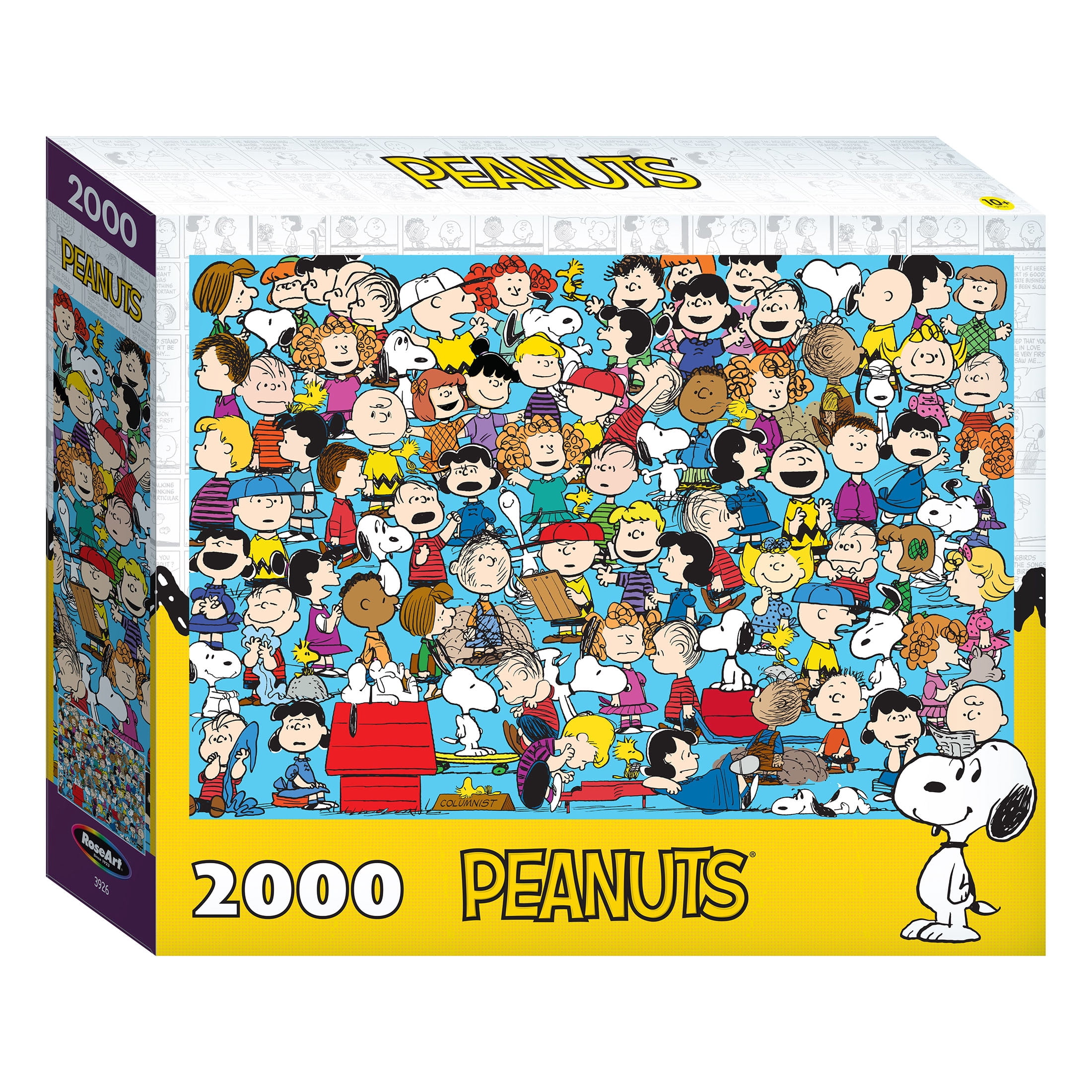 RoseArt Colorluxe 2000-Piece Peanuts Cast Multicolor Adult Jigsaw