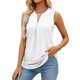 thumbnail image 2 of Chaleco delgado con cuello en V y agujeros de color sólido para mujer Tops femeninos OAVQHLG3B Store lin121212, 2 of 4