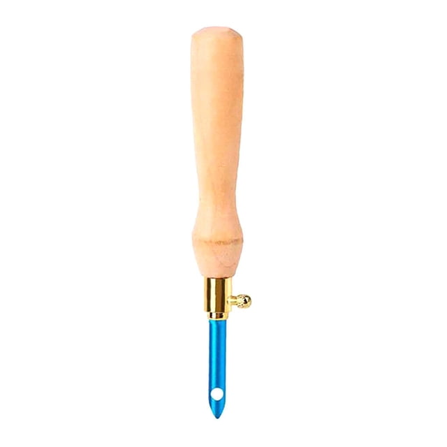 Injueey Bordado Portátil Colorido con Mango de Artesanía azul