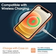 thumbnail image 5 of Liquid Silicone Case for iPhone 12, [Camera Protection] [Anti Fingerprint] [Wireless Charging] 4 Layer Phone Case Protective Cover, Built-in Microfiber Case Cover, 6.1", Orange, 5 of 14