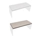 thumbnail image 1 of 2x PU Cuero Clavo Reposabrazos Cojín Soporte Manicura Reposamanos Blanco y Marrón Yuyangstore Cojín reposabrazos para uñas, 1 of 8