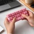 thumbnail image 3 of Squishy Hand‑Held Fidget Squeeze Toy, Reusable Decompression Stress Toy, Compact Portable Sensory Toy for Kids Adults, Desktop Ornament & Holiday Gift Option(Simulated chocolate), 3 of 4