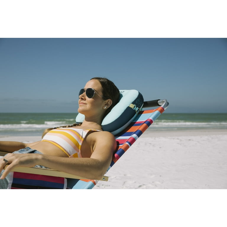 Ballast Beach Pillow Inflatable Beach Pillow Camping Pillow Pool Pillow Ultra Soft and Durable Pillow That Won t Blow Away on Windy Beaches