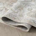 thumbnail image 3 of Nourison Astra Machine Washable 5'3" x 7' Beige Vintage Indoor Flatweave Rug, 3 of 12