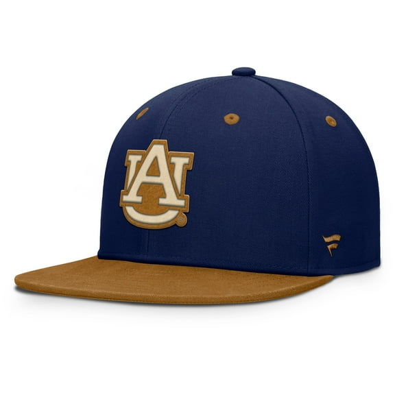 Men's Fanatics Navy/Brown Auburn Tigers NoBo Fitted Hat