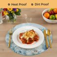 thumbnail image 4 of Coastal Octopus Round 13 Inch Placemats Set of 4, Farmhouse Eucalyptus Leaf Marine Lifes HeatResistant Non Slip Place Mats for Dining Table, Wipeable Braided Kitchen Table Mats for Housewarming, 4 of 9