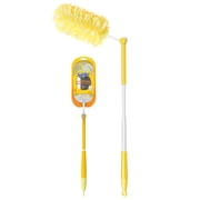 Swiffer Heavy Duty 3 ft Extendable Duster Kit with Refills, Unscented, 1 Handle + 3 Refills