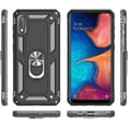 thumbnail image 4 of Samsung A10E Phone Case, Galaxy A10E Phone Case with Screen Protector, Military Grade Protective Cases with Ring for Samsung Galaxy A10E (Black), 4 of 14