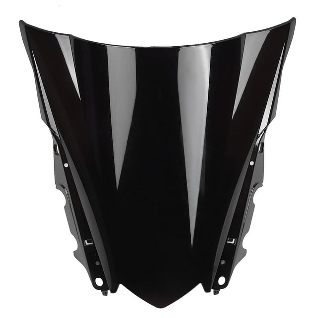 Motorcycle Polycarbonate Windshield Windscreen Deflector Compatible with Yamaha YZF R3 R25 2015-2016 Black