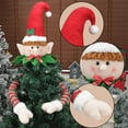 thumbnail image 1 of ¡Ganga del Día!, Nuevas decoraciones navideñas Adornos para el árbol de Navidad Estrella Papá Noel Elfos Muñeco de nieve Adornos navideños colgantes para ventanas Akmoler, 1 of 9