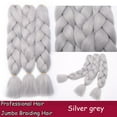 thumbnail image 2 of Ombre Jumbo Braiding Hair Extensions High Temperature Synthetic Twist Hair Multiple Colored Hair, 2 of 5