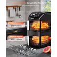 thumbnail image 2 of Easy Fry XXL Air Fryer & Grill Combo with One-Touch Screen, 8 Preset Programs, 5.9 quarts, Black & Stainless Steel, 2 of 8