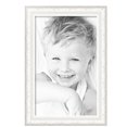 thumbnail image 2 of ArtToFrames 17" x 27" Majestic White Picture Frame, 17x27 inch Silver Wood Poster Frame (WOM-5198),  Pack, 2 of 7