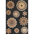 thumbnail image 2 of KAS Milan 2113 Charcoal Retro Flora (5' x 7'6") Rug, 2 of 2