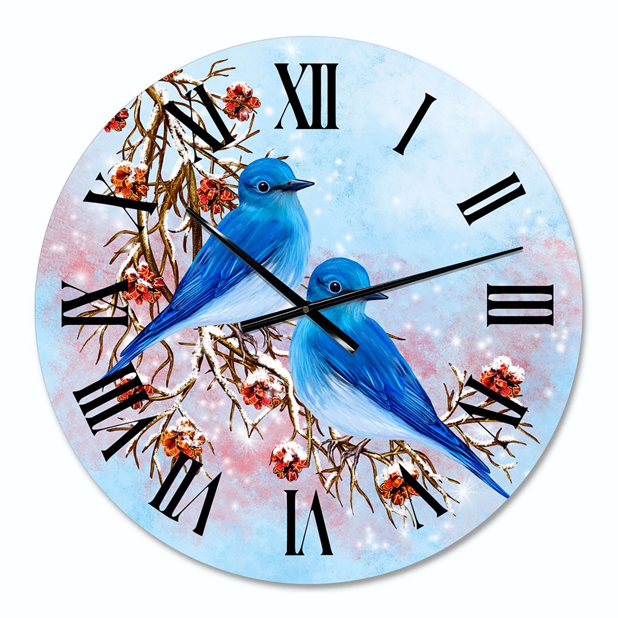 Designart 1 in Quartz Traditional Wall Clock