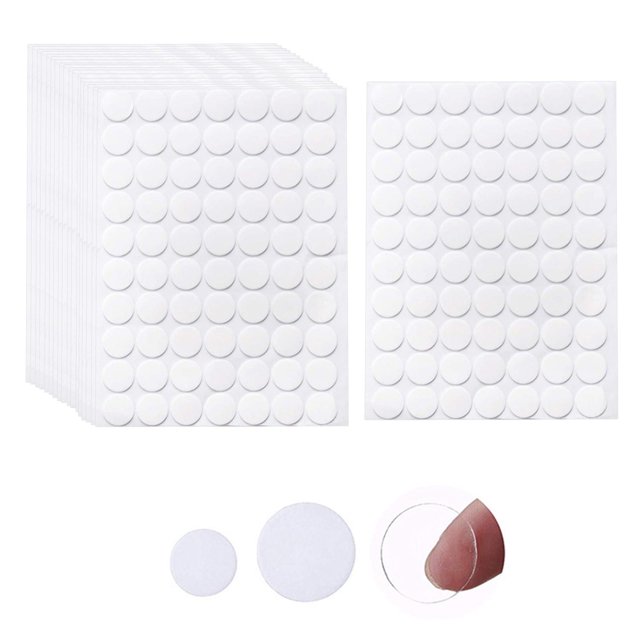 1260 piezas 10mm/20mm cinta de masilla forma forma forma sin huellas, reutilizable multipropósito, fácil de utilizar 20 mm Macarena 1260 piezas