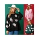 thumbnail image 4 of Sudadera con capucha y parches de purpurina, camiseta vintage Harajuku, ropa de calle ajustada de manga larga, ropa para mujer, camiseta navideña, otoño e invierno, 4 of 5