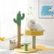 thumbnail image 4 of Cactus Cat Sisal Marco de escalada Cat Scratching Post Toy Evite inclinar Sacudir 67 cm de altura Interior al aire libre Cat Trees para gatos pequeños, 4 of 5