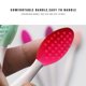 thumbnail image 5 of Minnieouse Cepillo de labios exfoliante Cepillo de limpieza de nariz Labio de silicona de doble cara Cuerpo del baño Rojo Minnieouse CE000211-06, 5 of 6