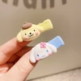thumbnail image 3 of Juego de pinzas para el pelo Sanrio Kawaii para niña, accesorios para el cabello de Hello Kitty Cinnamoroll My Melody Kuromi, 10 pares, 3 of 4