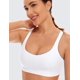thumbnail image 5 of Sostén Deportivo CRZ YOGA para Mujer, Soporte Ligero, Tirantes Cruzados, Blanco, Talla XL, 5 of 7