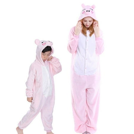 

CoCopeanut Unicorn Pajamas Winter Flannel Onesies For Adult Women Panda Cat Pajamas Overall Whole Onepiece Animal Pajama Boys Girls Blanket
