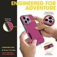 thumbnail image 3 of OtterBox Commuter Case for iPhone 14 Pro Max – Pink/Black – Slim, Shockproof, Dual Layer Drop Protection, 3 of 5