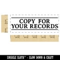 thumbnail image 2 of Copy For Your Records Document Self-Inking Rubber Stamp Ink Stamper for Business Office - Red Ink - Large 2-3/4 Inch, 2 of 7