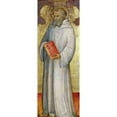 thumbnail image 2 of Di Bartolo, Andrea 11x24 Black Modern Framed Museum Art Print Titled - Saint Benedict, 2 of 4