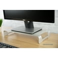 thumbnail image 7 of VIVO Silver Aluminum 16" Monitor Riser Ergonomic Desktop Stand Desk Organizer, 7 of 7