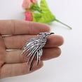 thumbnail image 5 of Segolike Rhinestone Crystal Eagle Brooch Men Women Suit Lapel Pin Jewelry Gift, 5 of 7