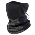 thumbnail image 1 of Calentador de cuello polar para esquí, resistente al viento y al clima, ideal para ciclismo. Gris oscuro, 1 of 9