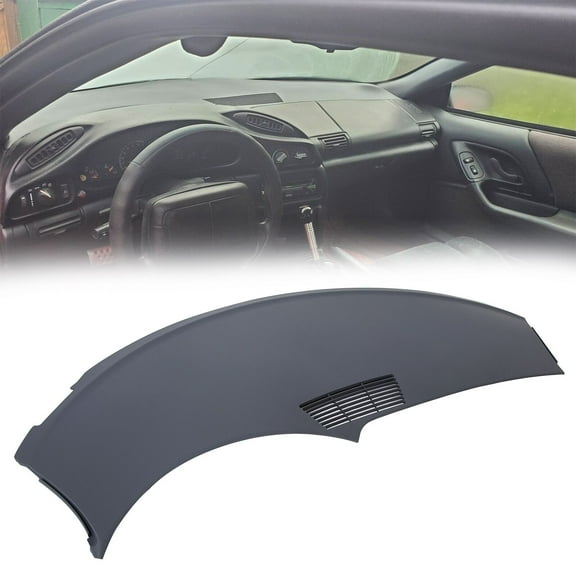 Kojem Upper Dash Pad Bezel Dashboard Cap Injection Molding Cover Fits 1993-1996 Chevrolet Camaro Instrument Rep. GM10267171 (Not Overlays But Replacements!)
