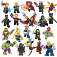thumbnail image 1 of Set de 20 Figuras Mini Bloque de Construcción Leyendas Galácticas – Colección Colorida de Héroes Inspirada en Personajes de Películas, Regalo Creativo para Fans y Niños, 1 of 8