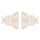thumbnail image 5 of Apliques de madera, 4 piezas, estilo europeo, apliques de esquina vintage, calcomanías para decoración del hogar, calidad en la que puede confiar, 5 of 12