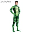 thumbnail image 5 of Zawaland - Traje de cosplay para adultos con estampado 3D de serpiente, de manga larga, ajustado, con cremallera y cola, de licra, sexy y ajustado, 5 of 5