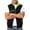 Green, variant on Ahabrexf Men's Sleeveless Casual Vest, Full Zip Stand Collar Printed Lightweight Polyester Outerwear with Zipper Pockets for Spring Autumn Daily Wear