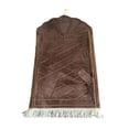 thumbnail image 1 of GUOOL Portable Prayer Rug Blanket 65Cmx110cm Foldable Prayer Mat for Wedding Hajj Home Light Coffee, 1 of 9