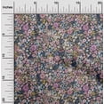 thumbnail image 2 of oneOone Silk Tabby Navy Blue Fabric Asian Ditsy Flower Diy Clothing Quilting Fabric Print Fabric By Yard 42 Inch Wide, 2 of 4
