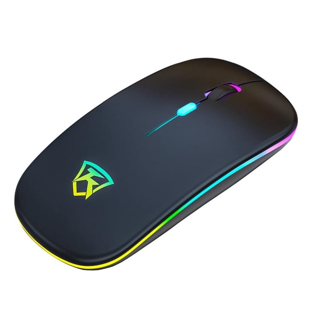Ratón Inalámbrico 2.4g Bluetooth Recargable Portátil Mouse Levamdar 2.4G conexión inalámbrica / Bluetooth
