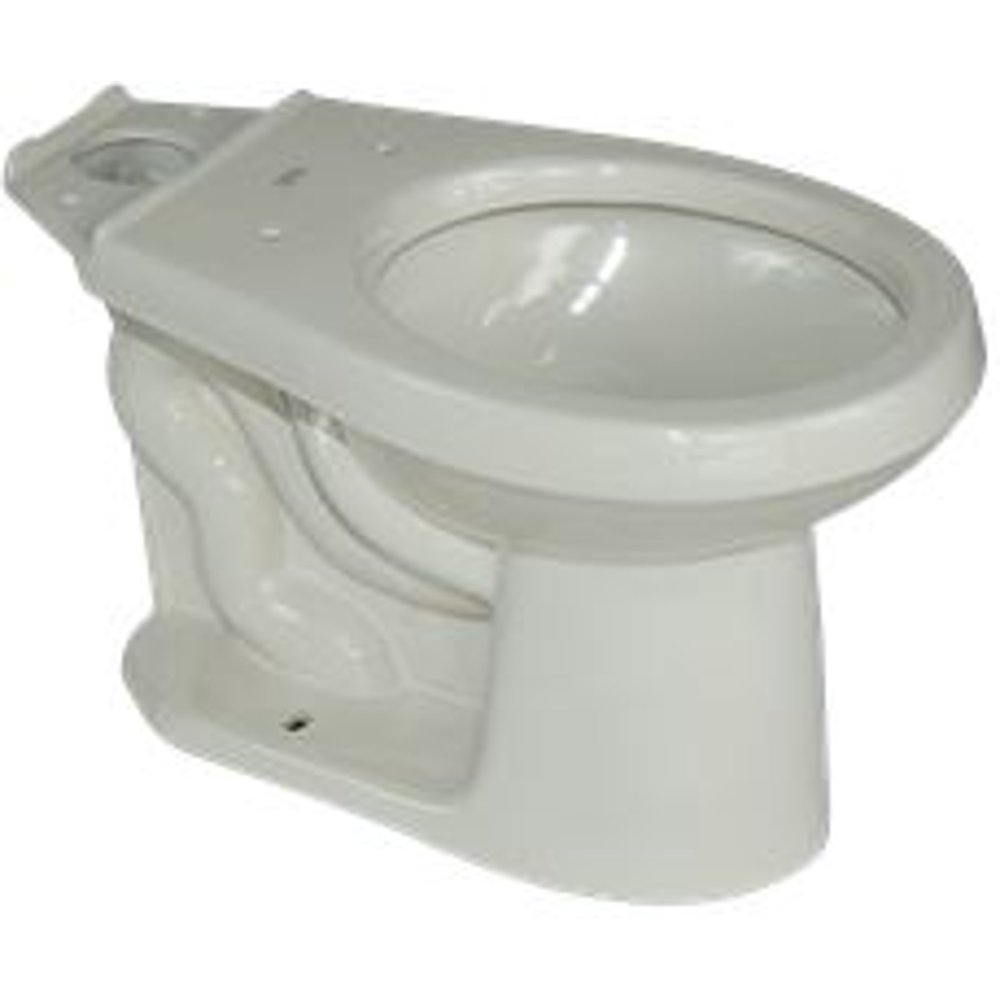 Gerber Avalanche Siphon Jet Toilet Bowl, Round, 1.6 Gpf/1.28 Gpf, Bone