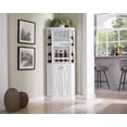 thumbnail image 1 of Gramercy Way Jill Zarin Home Corner Bar Cabinet White, 1 of 5