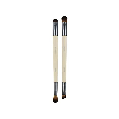 EcoTools Eye Enhancing Duo Makeup Brush Kit, For Eyeshadow, Use to