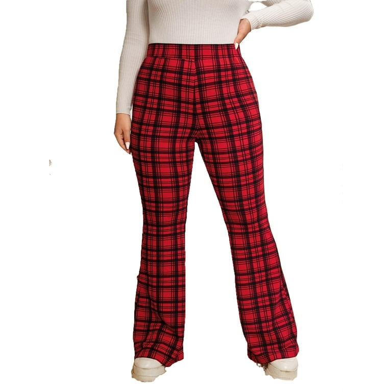 Plaid jeggings walmart hotsell