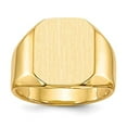 thumbnail image 6 of 14K Yellow Gold Men's Signet Ring Size 10, 6 of 6