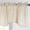 Cream, variant on Home Soft Things Chain Embroidery Valance Set - 2 Pcs - Cream - 60"x19"