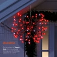 thumbnail image 3 of Alpine Corporation 16" Iron Twig Light-Up Snowflake Holiday Ornament, Red, 3 of 14