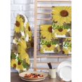 thumbnail image 2 of Spring Flowers Kitchen Dish Towels for Drying Dishes Set of 3, Farmhouse Botanical Brown Yellow Daisy Waffle Weave Microfiber Hand Tea Bathroom Towels Quick Dry & Absorbent Towel 15.7x23.6, 2 of 7