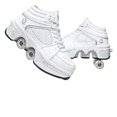 thumbnail image 1 of Patines de ruedas multifuncionales Zapatos para adultos y niños zapatos de skate Blanco EU38 oso de fresa  Electrónica, 1 of 1
