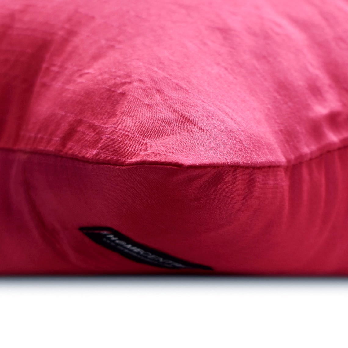 The HomeCentric Throw Pillow Cover Pink Pillow Cover Pack of 2 20x20 inch (50x50 cm) Luxury Fuchsia Pink Pillow Cover Beaded Tree Pillow Case Floral Throw Pillow Cover Square - Fuchsia Tree Of Life